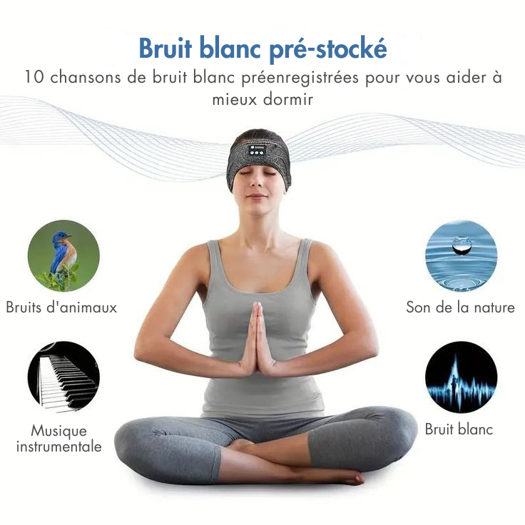 BANDEAU BLUETOOTH | Son • Sommeil • Sport
