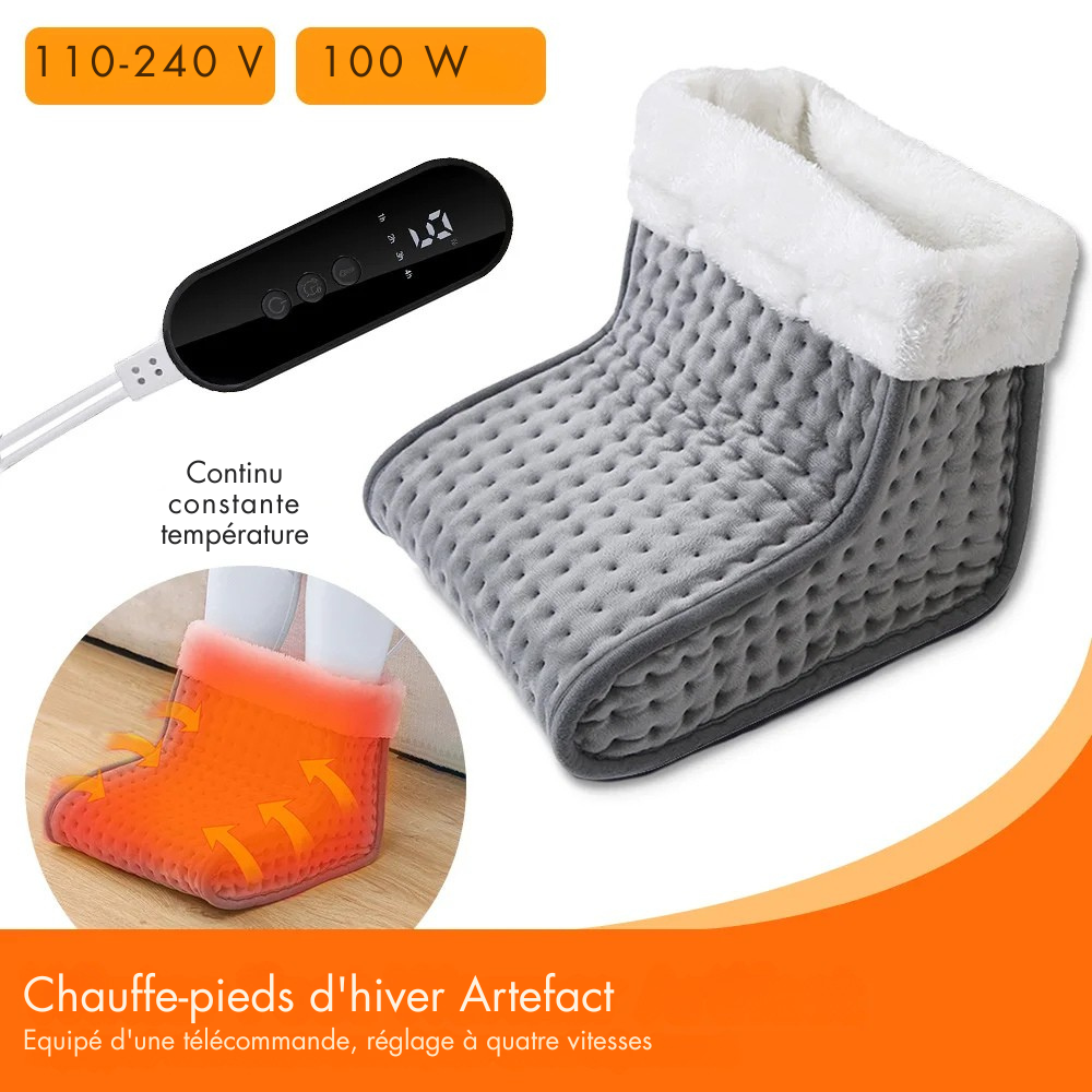 Chauffe-Pieds Électrique USB doux  - 9 Niveaux de Chauffage 🔥👣