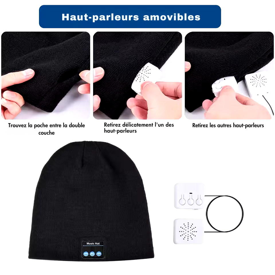 BONNET BLUETOOTH | Chaleur Hivernale & Son Haute Fidélité