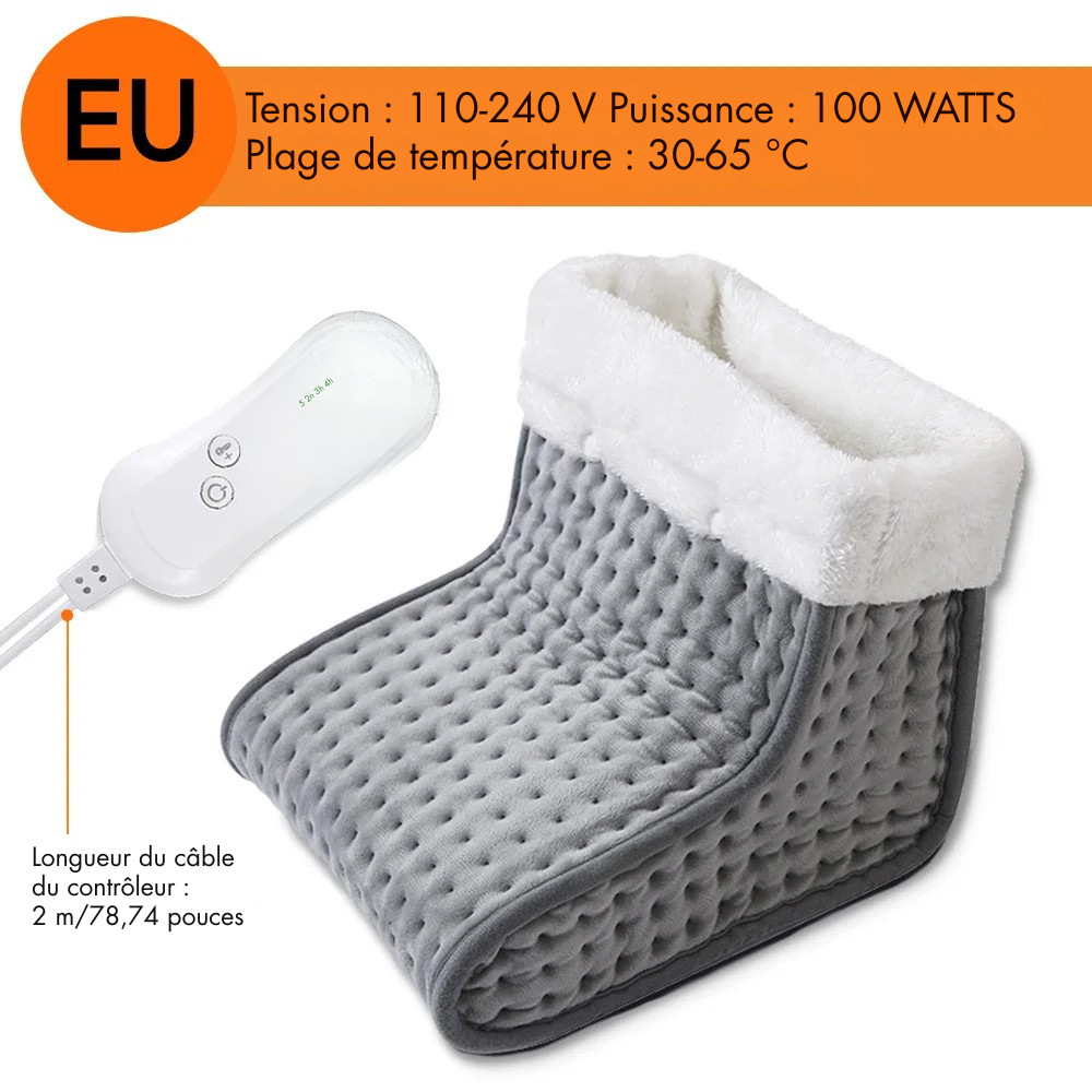 Chauffe-Pieds Électrique USB doux  - 9 Niveaux de Chauffage 🔥👣