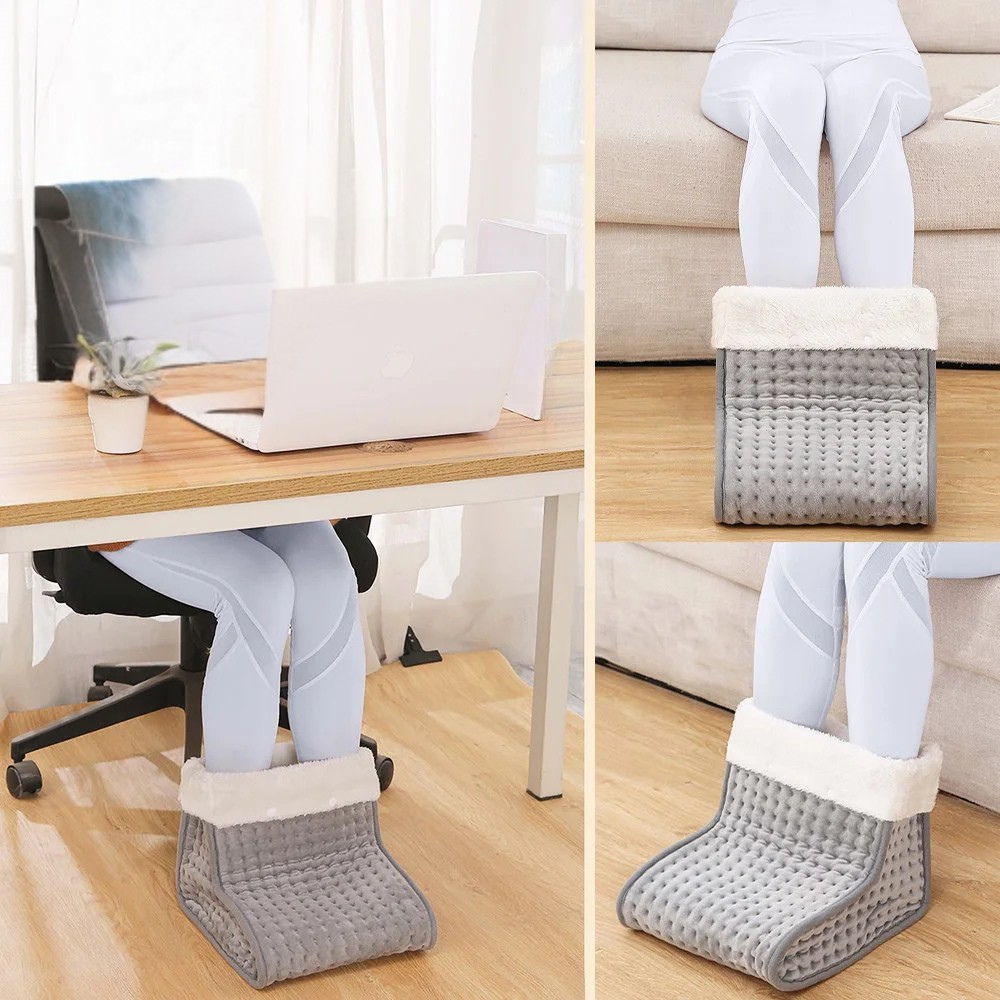 Chauffe-Pieds Électrique USB doux  - 9 Niveaux de Chauffage 🔥👣