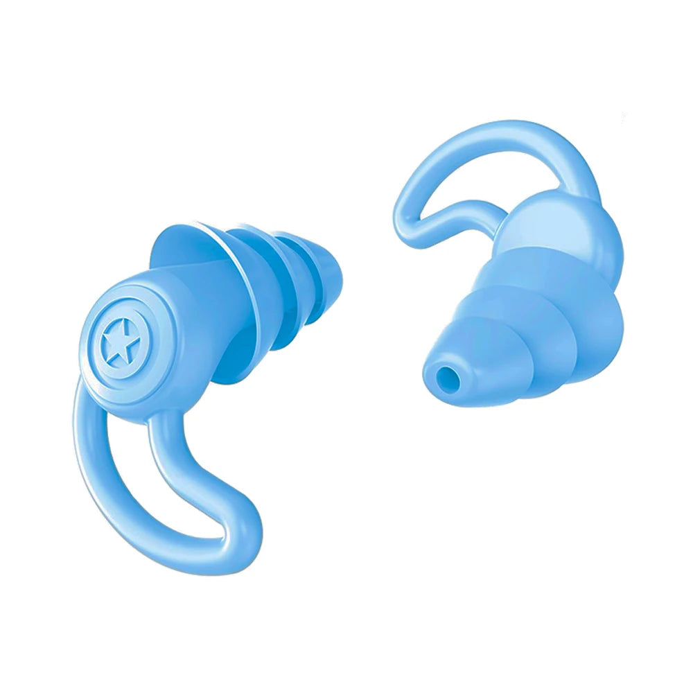 Bouchons d'Oreilles Anti-Bruit HUAK - Confort 3 Couches en Silicone  🛌🎶🏊‍♂️