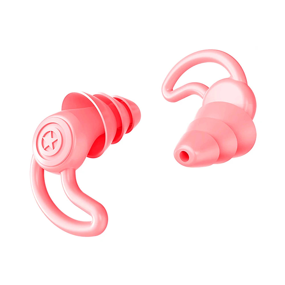 Bouchons d'Oreilles Anti-Bruit HUAK - Confort 3 Couches en Silicone  🛌🎶🏊‍♂️