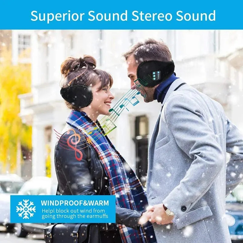 CACHE-OREILLES BLUETOOTH | Chaleur Intelligente & Son Immersif