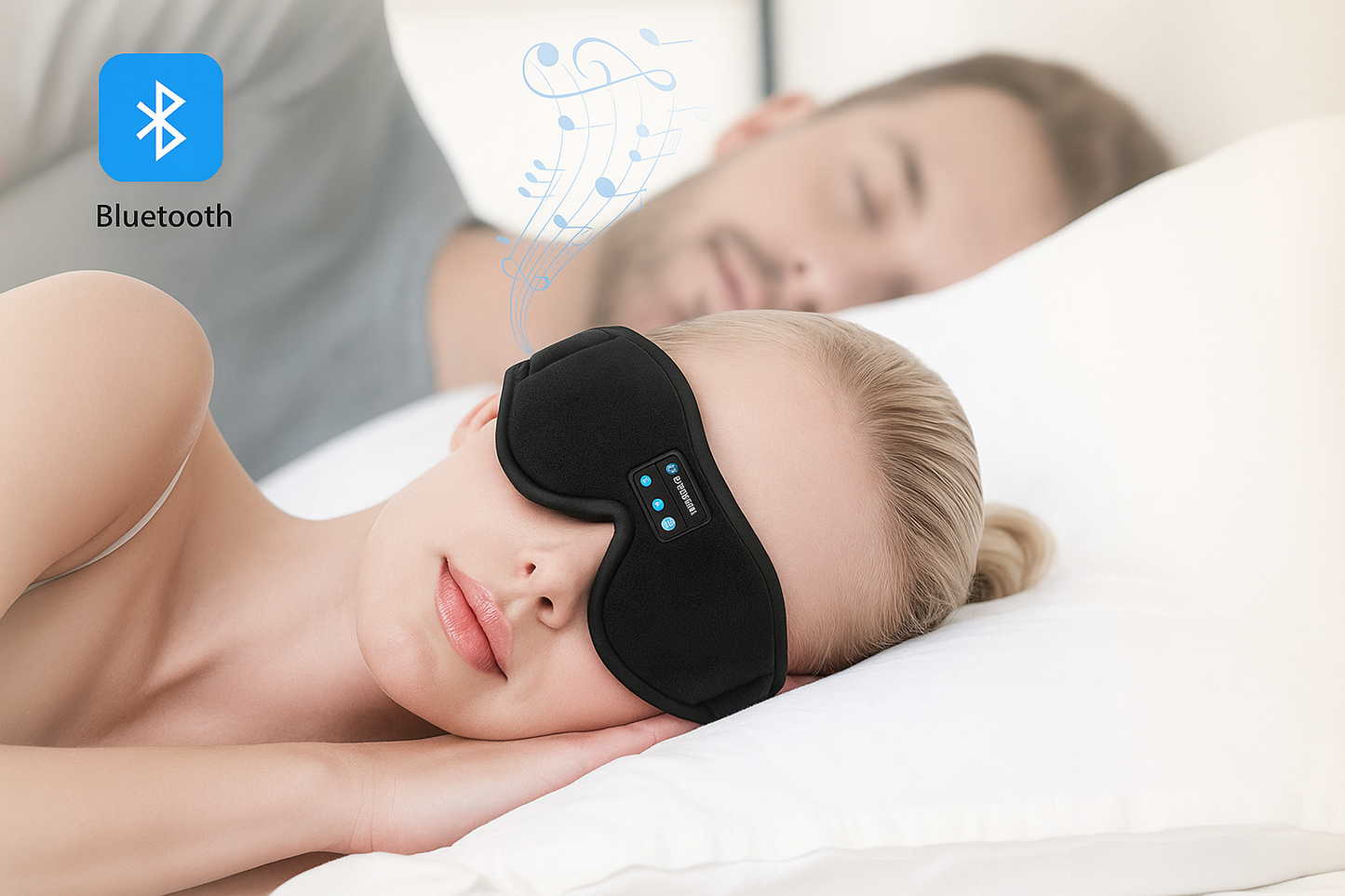 Écouteurs de Sommeil Bluetooth 3D